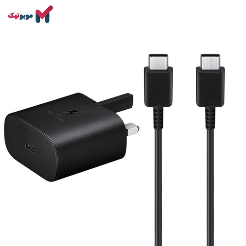 شارژر سوپر فست شارژ 25 وات سامسونگ مدل EP-TA800 با کابل