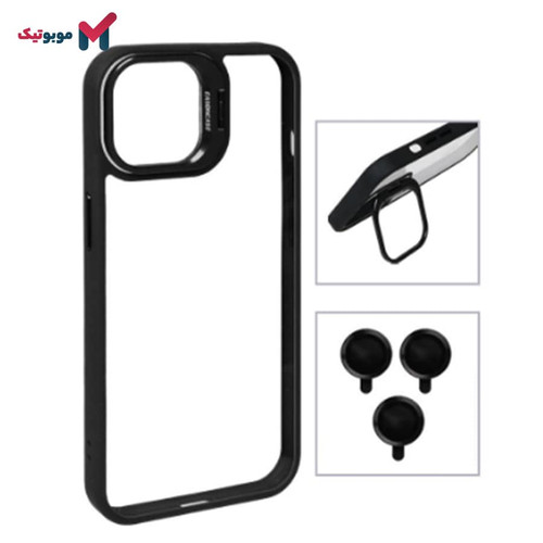 کاور Bracket استند شو با ست محافظ لنز مناسب برای گوشی آیفون 15Pro Max