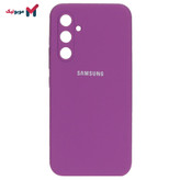 قاب سیلیکونی آبی آسمانی Galaxy A55 جذاب و مدرن با محافظت ۳۶۰ درجه