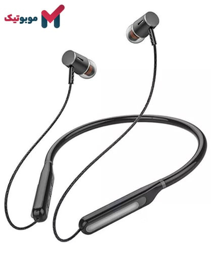 هندزفری بلوتوثی دورگردنی للیسو LS-12 رنگ نقرهای با طراحی شیک