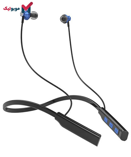 هندزفری بلوتوثی دورگردنی للیسو LS-09A رنگ آبی با اتصال بلوتوث پایدار