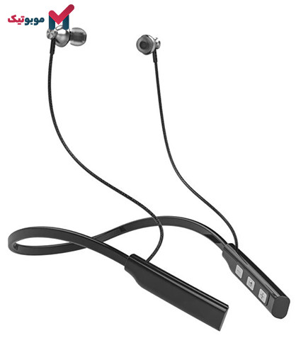 هندزفری بلوتوثی دورگردنی للیسو LS-09A رنگ نقرهای با قابلیت پشتیبانی از کارت حافظه