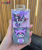 هندزفری سیمی فانتزی کورومی به همراه کیس محافظ در بستهبندی