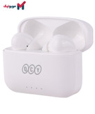 هندزفری بلوتوث QCY T18 Pro رنگ سفید داخل محفظه شارژ