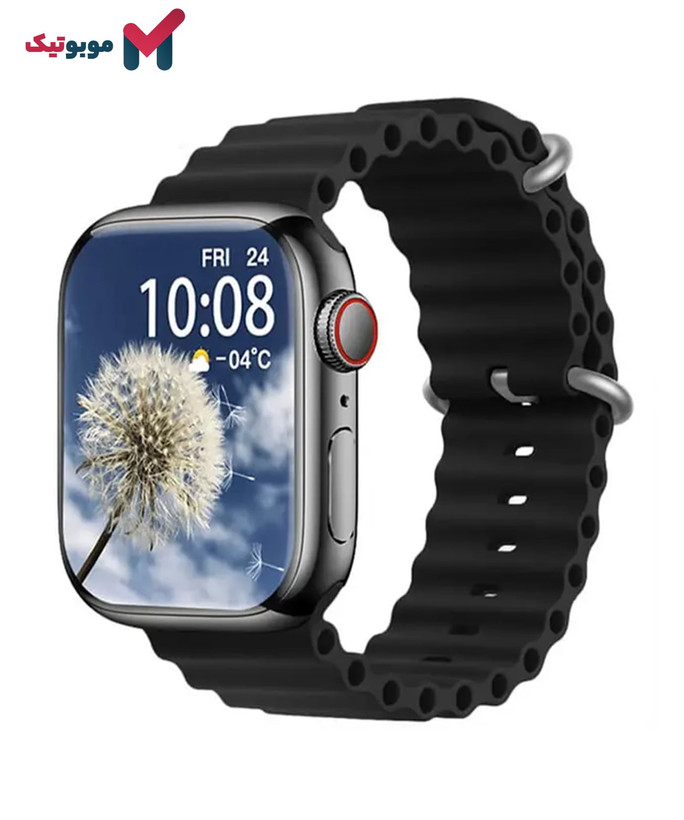 ساعت هوشمند Wisme-WS-X11 رنگ نقرهای با صفحه نمایش AMOLED