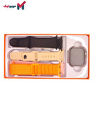 محتویات داخل جعبه ساعت هوشمند Wisme-WS10-3 MAX شامل ساعت، 5 بند و شارژر