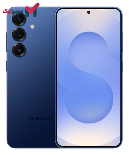 گوشی S25 پلاس رنگ سرمهای تیره، نمایشگر و دوربینهای پشت گوشی