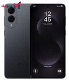 گوشی موبایل Samsung S25 Edge به رنگ تیتانیوم مشکی جت، با نمایش عمیق رنگ و طراحی چشمنواز