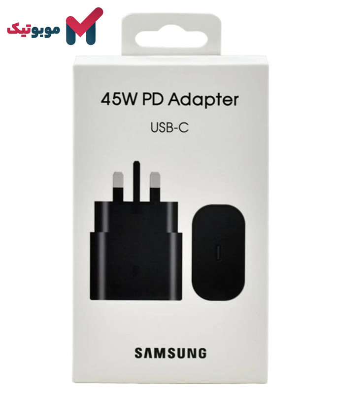 جعبه اصلی شارژر سامسونگ 45 وات مدل EP-TA845 اصل ویتنام