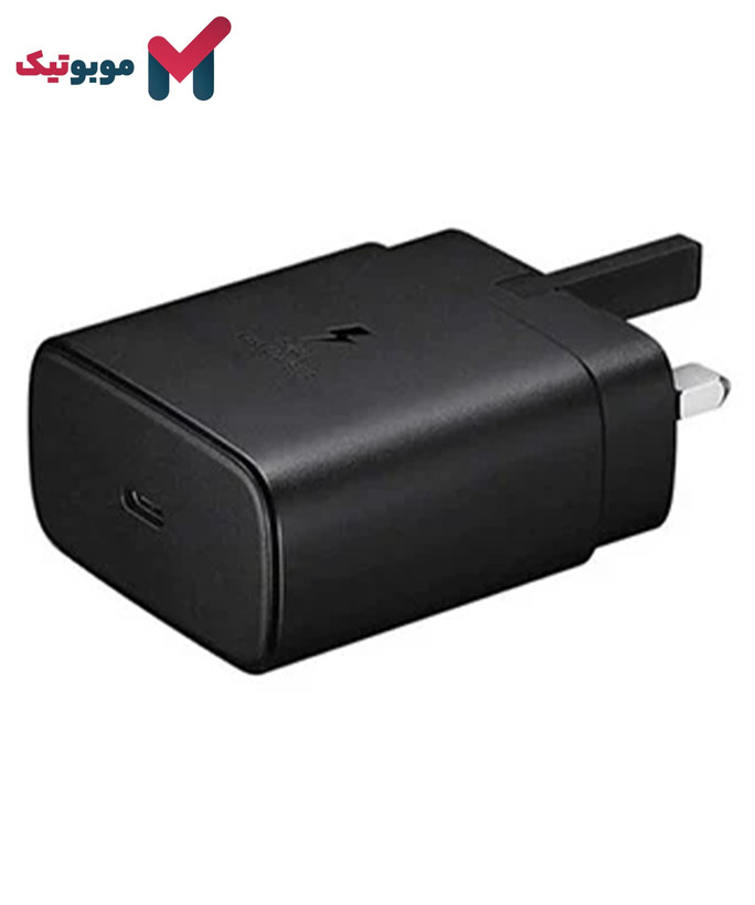 نمای نزدیک درگاه Type-C شارژر سامسونگ 45W مدل EP-TA845