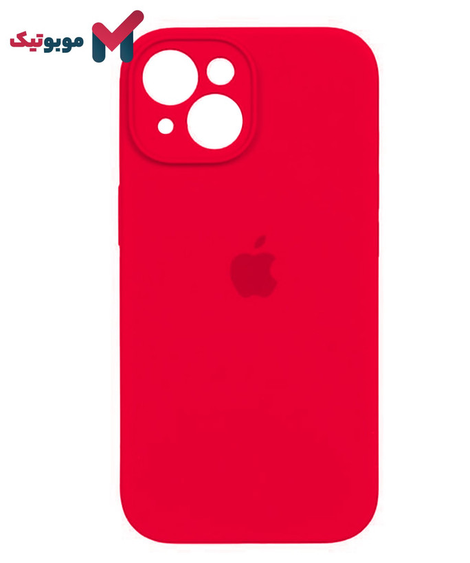 قاب سیلیکونی قرمز آیفون 15