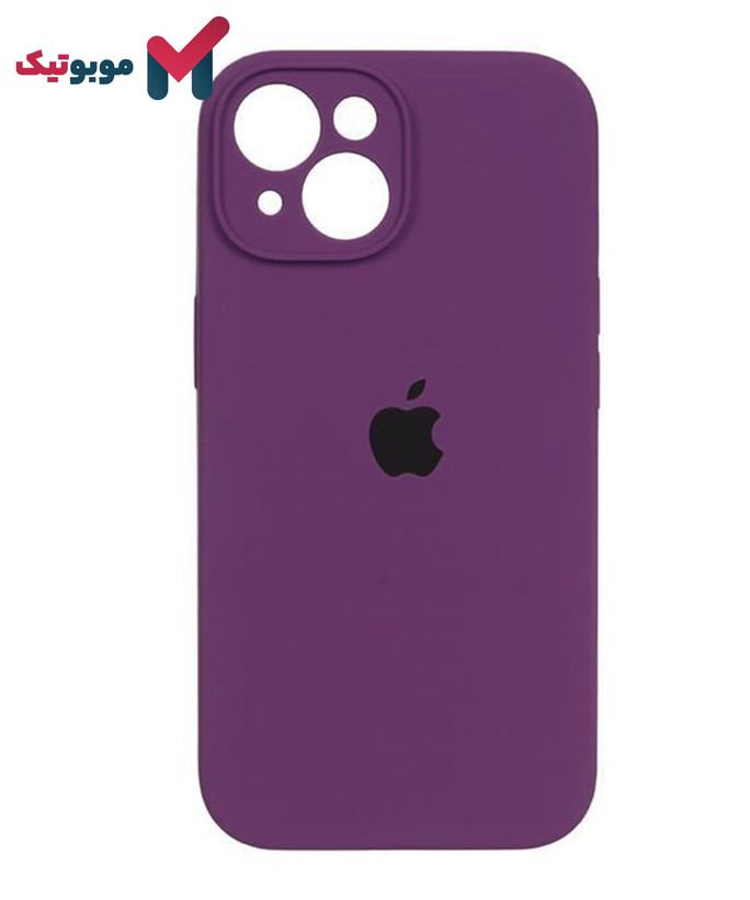 قاب سیلیکونی بنفش آیفون 15