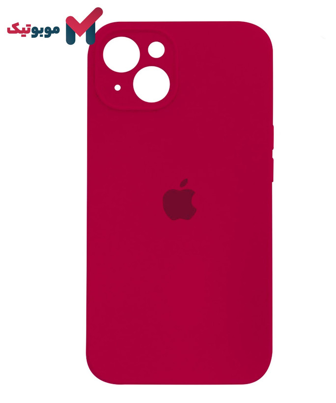 قاب سیلیکونی زرشکی آیفون 15