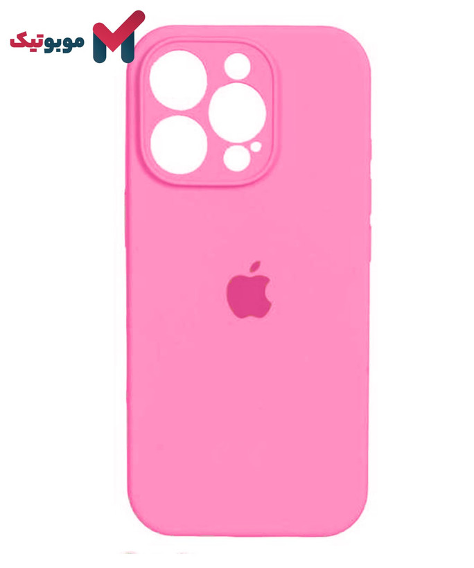 قاب سیلیکونی صورتی آیفون 13 پرو