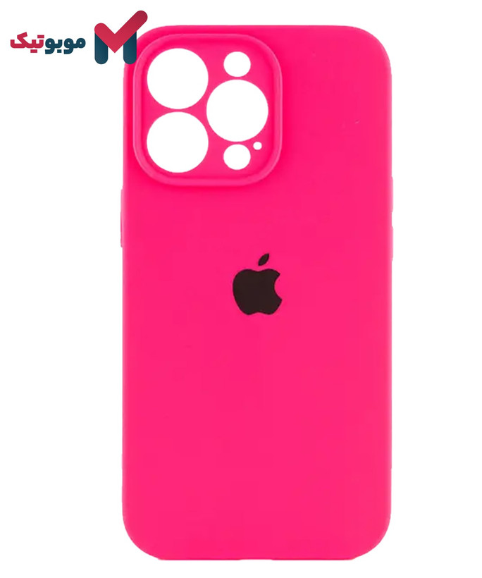 قاب سیلیکونی سرخابی آیفون 13 پرو