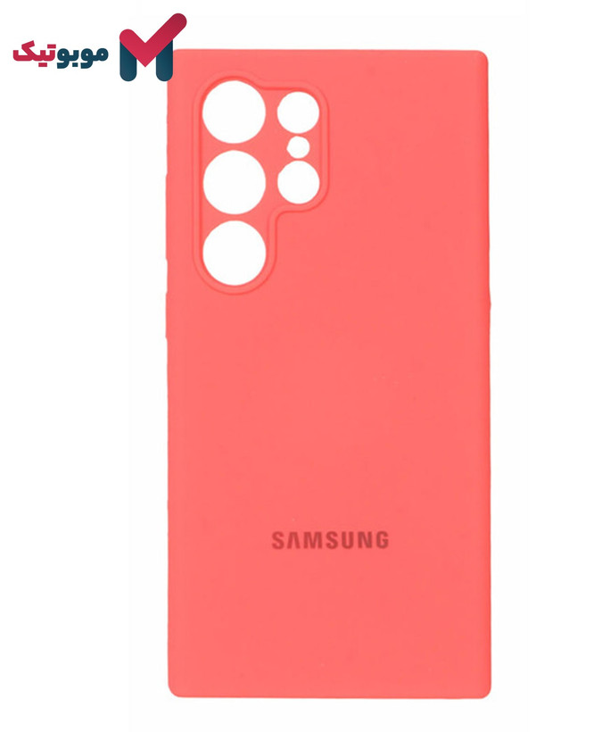 قاب سیلیکونی مرجانی محافظ لنزدار Galaxy S24 Ultra