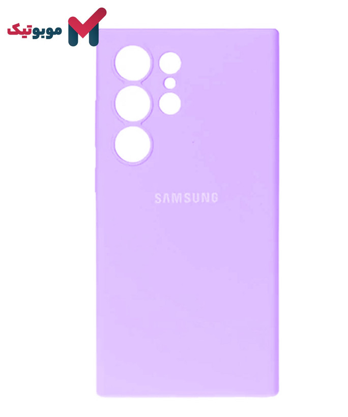 قاب سیلیکونی یاسی محافظ لنزدار Galaxy S24 Ultra