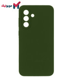 قاب سیلیکونی محافظ لنزدار Galaxy A26 رنگ سبز تیره