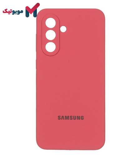 قاب سیلیکونی محافظ لنزدار Galaxy A26 رنگ هلویی