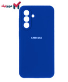 قاب سیلیکونی محافظ لنزدار Galaxy A16 رنگ کاربنی