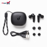 محتویات داخل جعبه هندزفری بلوتوثی Anker Soundcore R50i