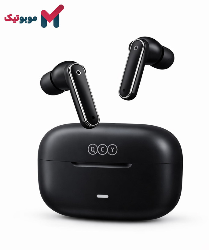 هندزفری بلوتوثی QCY T13 Pro مشکی با طراحی ارگونومیک و باتری ۴۰ ساعته