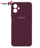 قاب سیلیکونی زرشکی Galaxy A06 مقاوم و جذاب با پوشش ضد اثر انگشت