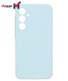 قاب سیلیکونی آبی آسمانی Galaxy A55 جذاب و مدرن با محافظت ۳۶۰ درجه