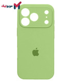 قاب سیلیکونی سبز روشن iPhone 17 Pro Max (Mint Green – Light Green – مغز پستهای – ماچایی) شاد و مدرن