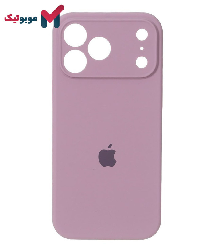 قاب سیلیکونی لوندر iPhone 17 Pro Max (Lavender – Light Purple – اسطوخودوسی – بنفش کدر) ملایم و زیبا