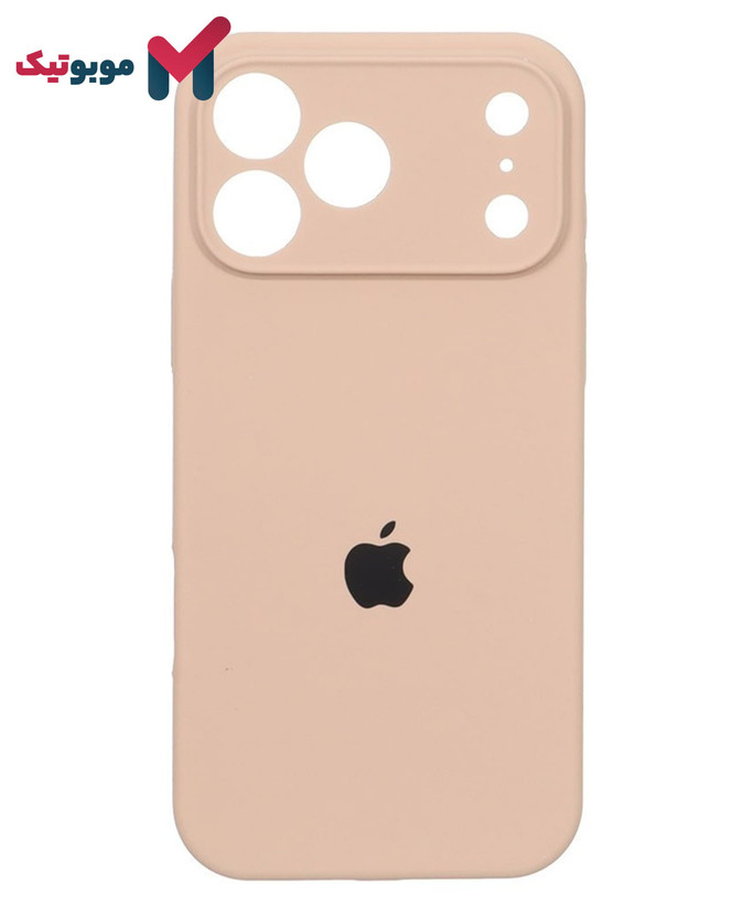 قاب سیلیکونی نسکافهای iPhone 17 Pro Max (Mocha – Beige – قهوهای روشن – بژ – شتری) گرم و روزمره