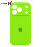 قاب سیلیکونی سبز فسفری iPhone 17 Pro Max (Neon Green – Fluorescent Green – فسفری) جسور و چشمگیر