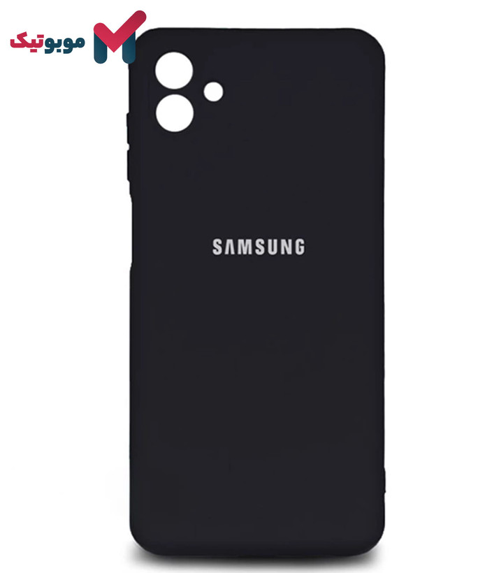 قاب سیلیکونی مشکی Galaxy A06 با طراحی شیک و محافظت ۳۶۰ درجه