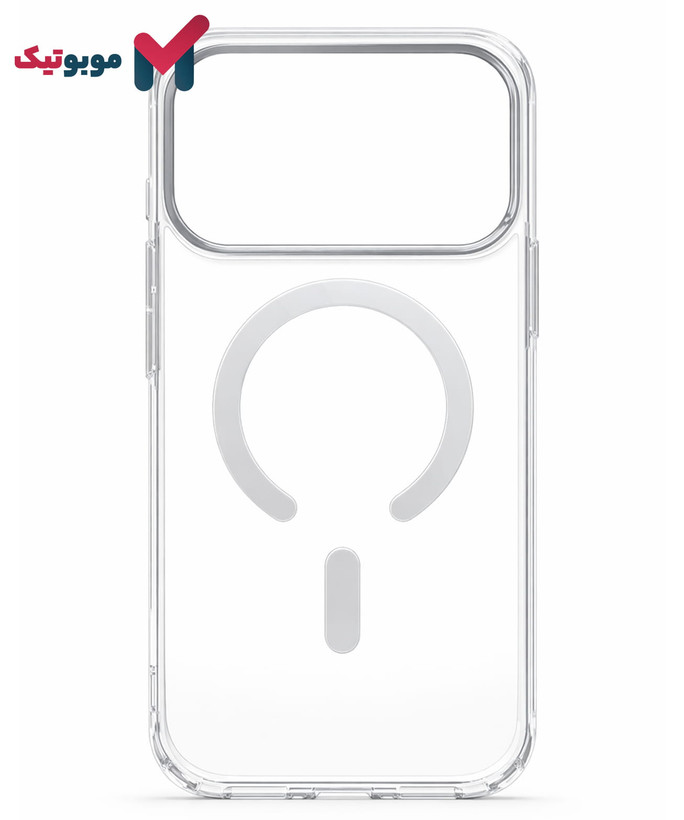 قاب شفاف سفید مگسیف بلکین SheerForce برای iPhone 17 Pro – رنگ روشن و زیبا