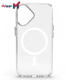 قاب سفید شفاف مگسیف بلکین SheerForce برای iPhone 17 – زاویه جلویی