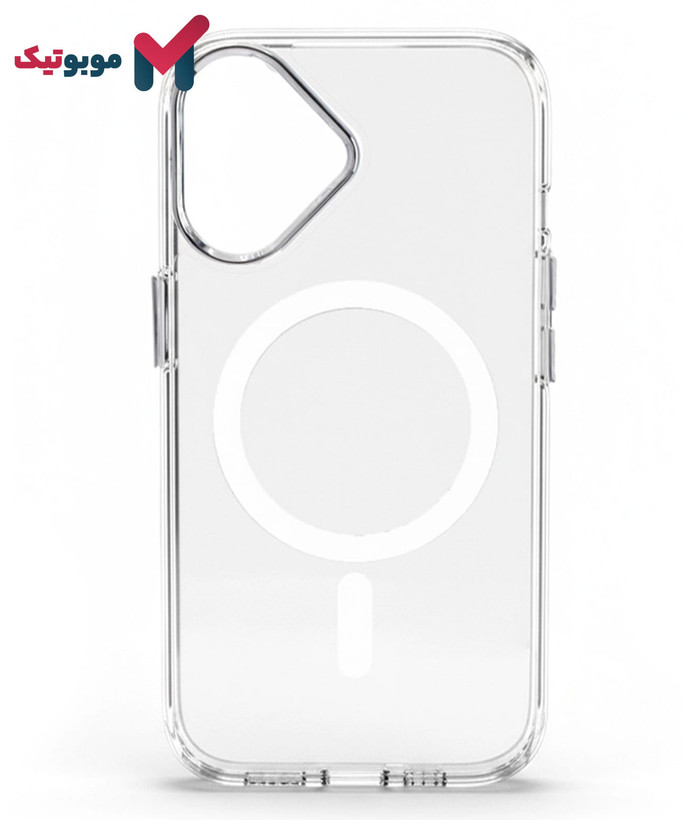 قاب سفید شفاف مگسیف بلکین SheerForce برای iPhone 17 – زاویه جلویی
