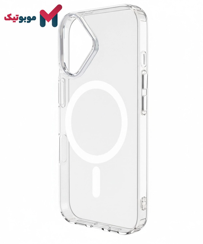 قاب سفید شفاف مگسیف بلکین SheerForce برای iPhone 17 – زاویه کناری