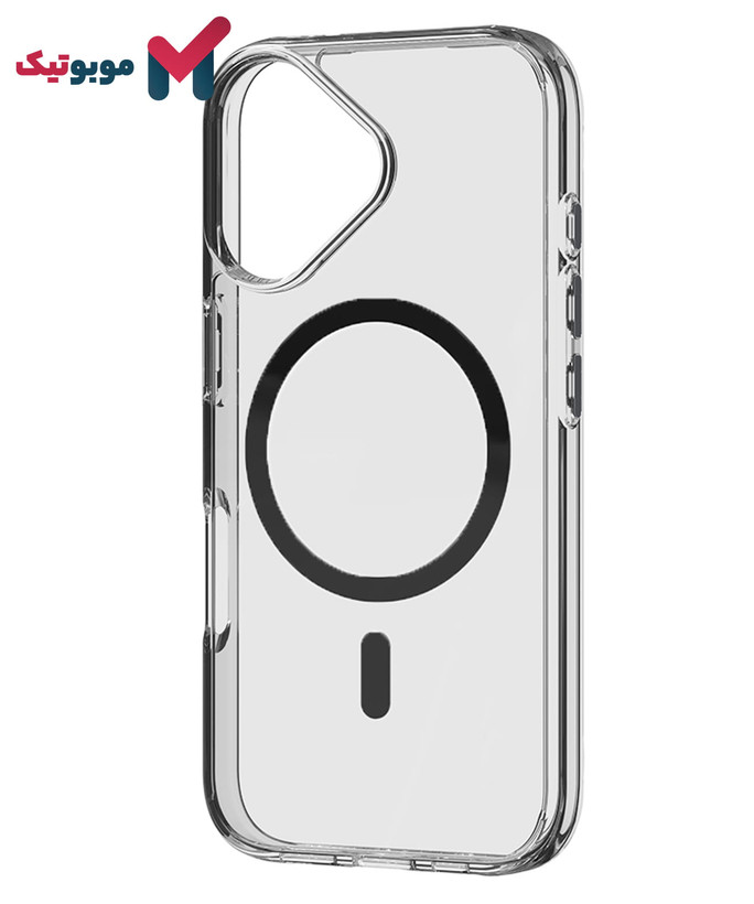 قاب مشکی شفاف مگسیف بلکین SheerForce برای iPhone 17 – زاویه کناری