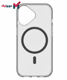 قاب مشکی شفاف مگسیف بلکین SheerForce برای iPhone 17 – زاویه جلویی