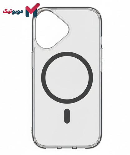 قاب مشکی شفاف مگسیف بلکین SheerForce برای iPhone 17 – زاویه جلویی