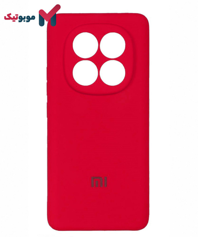 قاب سیلیکونی شیائومی Note 14 Pro 4G رنگ قرمز آلبالویی رز یاقوتی