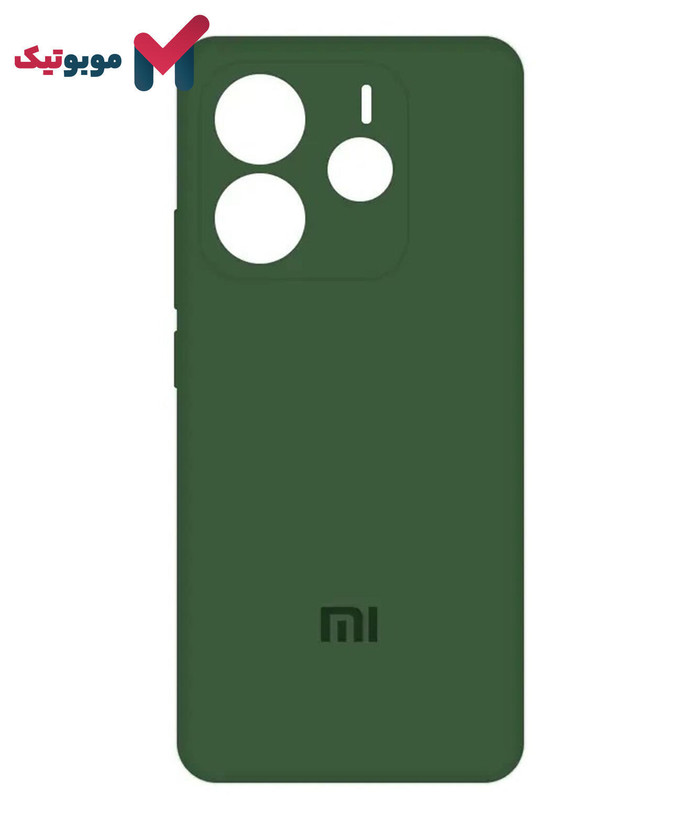 قاب سیلیکونی Redmi Note 14 4G رنگ سبز زیتونی یشمی آواکادو ارتشی