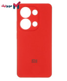 قاب سیلیکونی شیائومی Redmi Note 14S رنگ قرمز آلبالویی رز یاقوتی