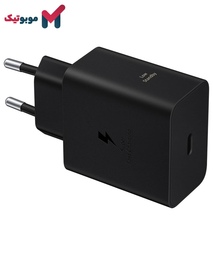 شارژر دیواری سامسونگ 60 وات اصل مدل EP-T6010 رنگ مشکی