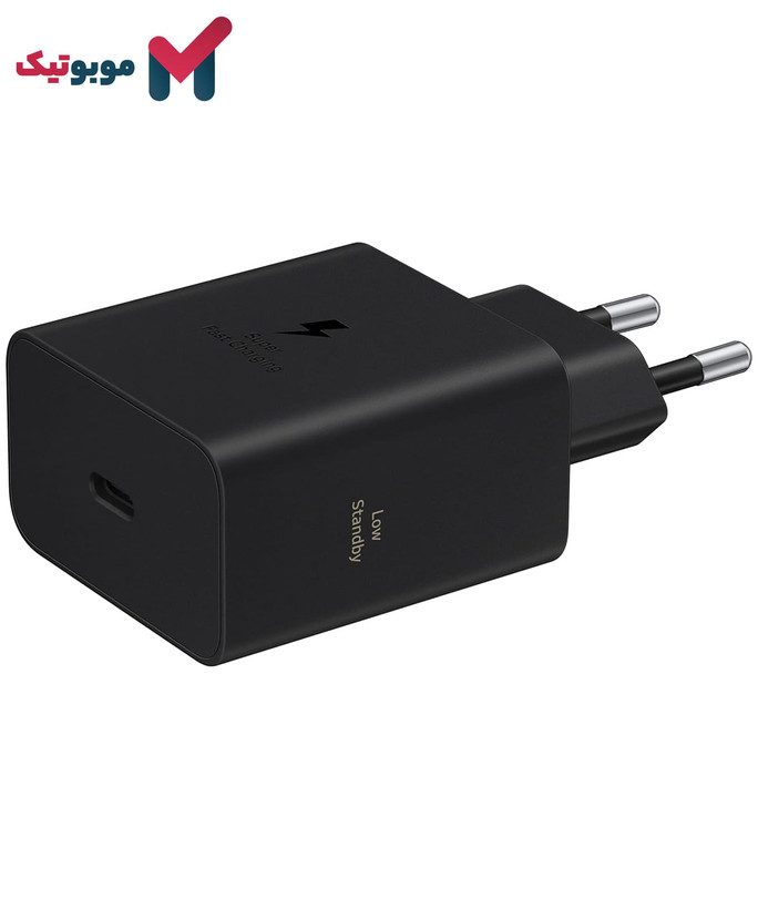 نمای جانبی شارژر دیواری 60 وات سامسونگ مدل EP-T6010