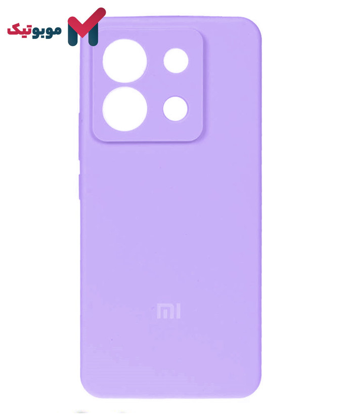 قاب سیلیکونی Redmi Note 13 4G رنگ یاسی لوندر ارکیده اسطوخودوسی