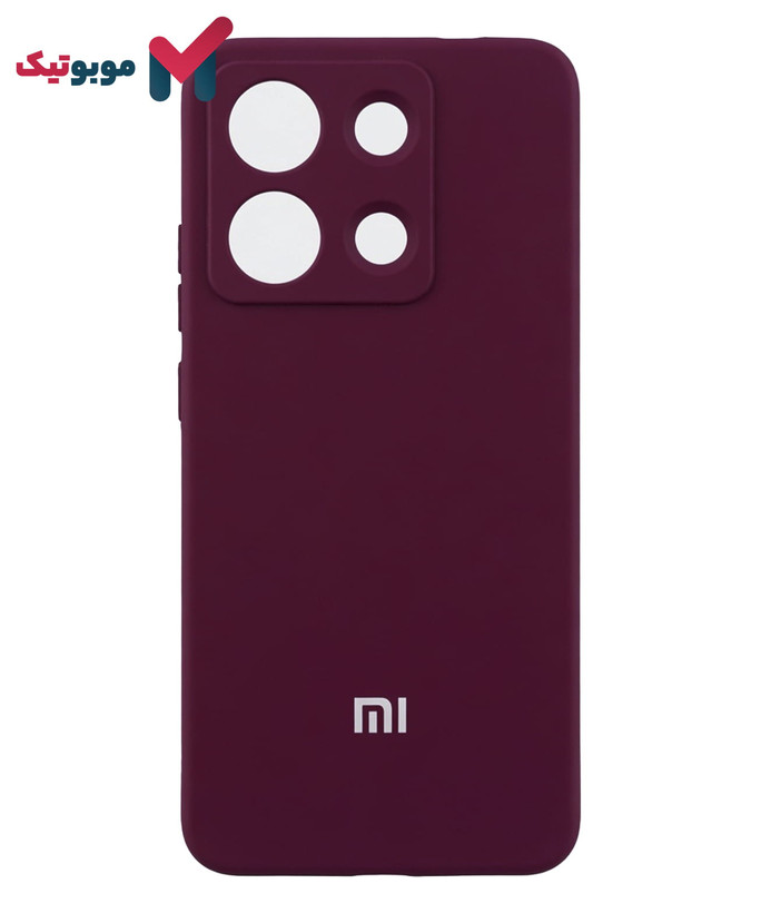 قاب سیلیکونی شیائومی Note 13 4G رنگ جگری زرشکی شرابی شاهتوتی