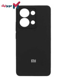قاب سیلیکونی محافظ لنزدار Redmi Note 13 4G رنگ مشکی