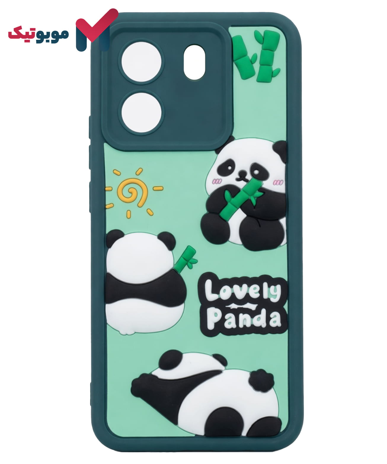 قاب عروسکی محافظ لنزدار پاندا مناسب گوشی شیائومی Redmi 13C